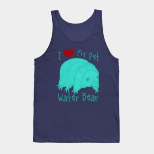 I Love My Pet Water Bear Tank Top